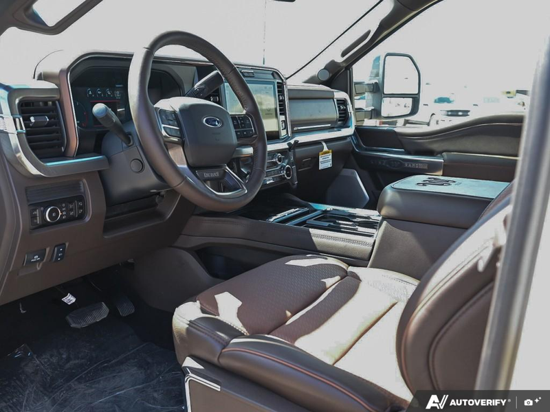 NEW 2026 Ford F-350 Super Duty King Ranch DRW - Star White/marsh Grey Accent Exterior / JAVA LEATHER Interior - $126,778 - Stock #E60586 - VIN 1FT8W3DM1TEE28795 - Photo 13