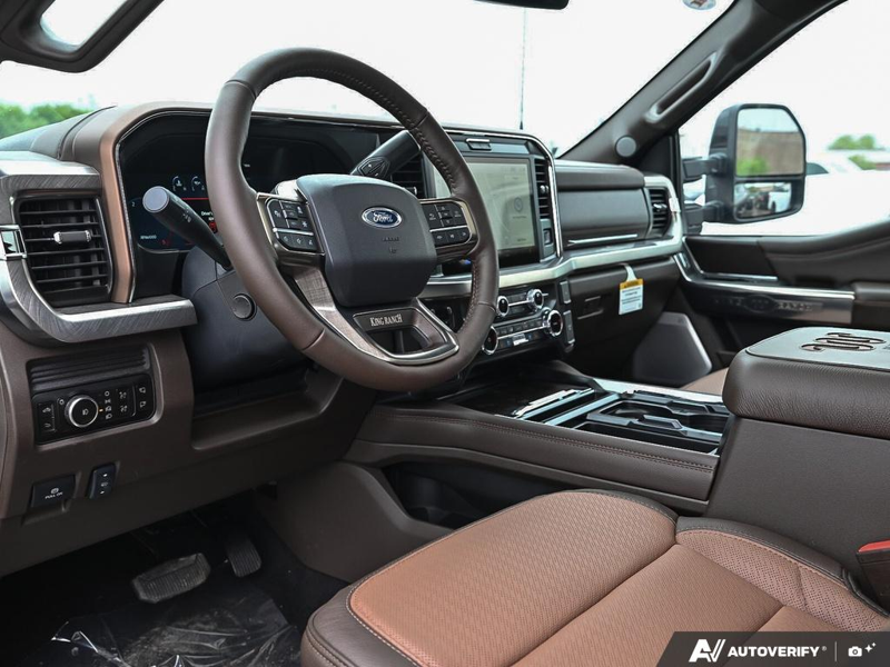 NEW 2026 Ford F-350 Super Duty King Ranch DRW - Agate Black/marsh Grey Accent Exterior / JAVA LEATHER Interior - $127,903 - Stock #E60579 - VIN 1FT8W3DMXTEE36829 - Photo 13