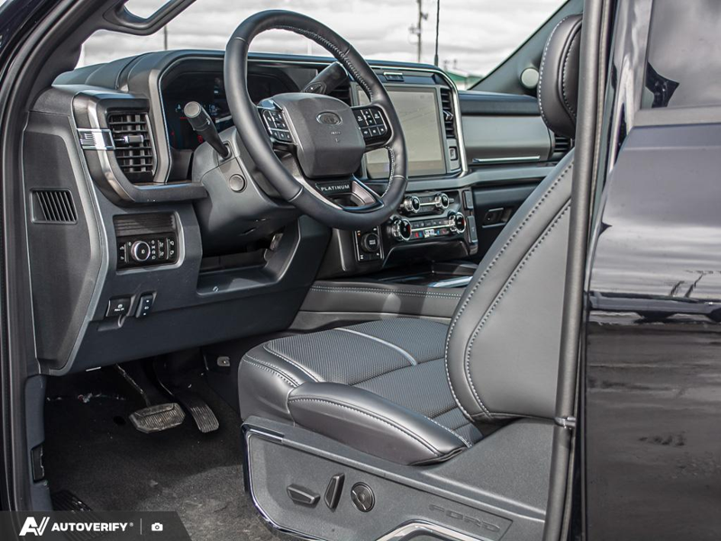 NEW 2026 Ford F-350 Super Duty Platinum - Agate Black Exterior / BLACK ONYX/BLUE LEATHER Interior - $120,261 - Stock #D60311 - VIN 1FT8W3BT6TED85081 - Photo 13