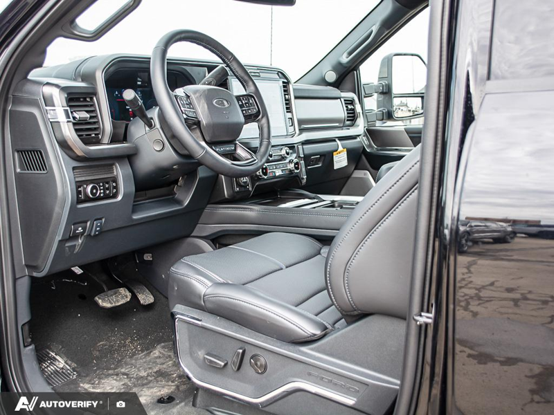 NEW 2026 Ford F-350 Super Duty Platinum - Agate Black Exterior / BLACK ONYX/BLUE LEATHER Interior - $125,616 - Stock #D60355 - VIN 1FT8W3BT0TEE03431 - Photo 13