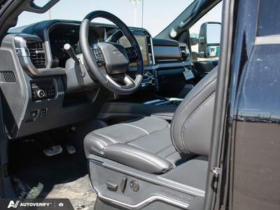 NEW 2026 Ford F-350 Super Duty Platinum - BLACK ONYX/BLUE LEATHER Interior - $124,161 - Stock #D60434 - VIN 1FT8W3BM6TEE29167