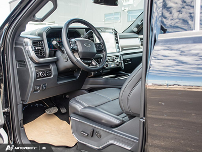 NEW 2026 Ford F-350 Super Duty Platinum - BLACK ONYX/PLATINUM BLUE, UNIQUE PLATINUM LEATHER 40/CONSOLE/40 Interior - $122,340 - Stock #D60703 - VIN 1FT8W3BM4TED65193