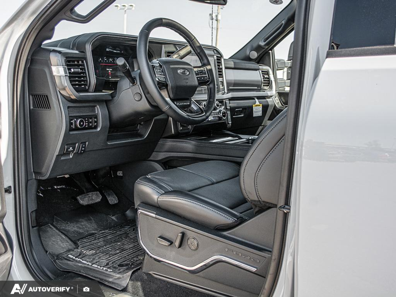 NEW 2026 Ford F-350 Super Duty Platinum - Avalanche Exterior / BLACK ONYX/PLATINUM BLUE, UNIQUE PLATINUM LEATHER 40/CONSOLE/40 Interior - $122,867 - Stock #D60791 - VIN 1FT8W3BMXTED92978 - Photo 13