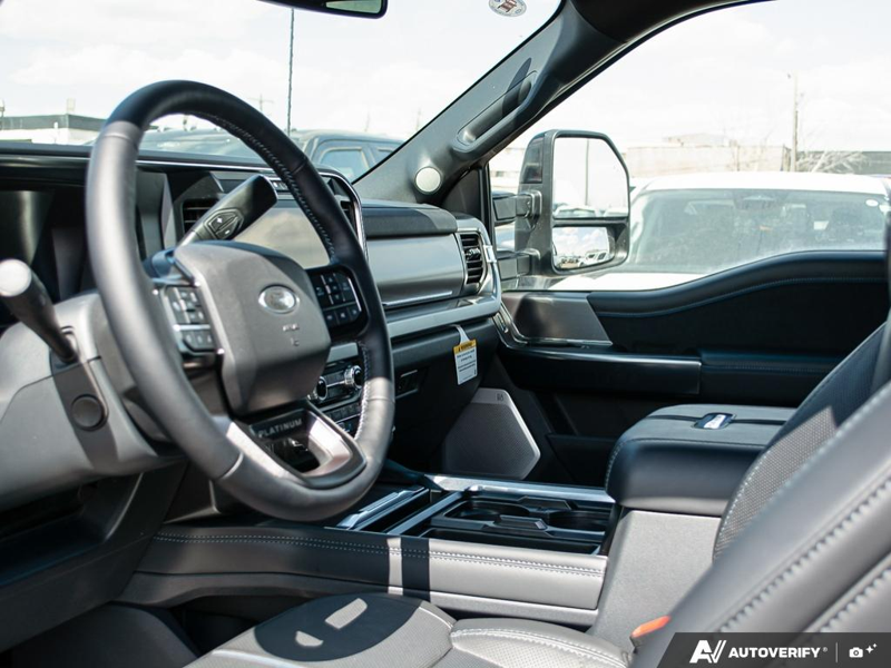 NEW 2026 Ford F-350 Super Duty Platinum Tremor - Agate Black Exterior / BLACK ONYX/BLUE LEATHER Interior - $139,753 - Stock #E60283 - VIN 1FT8W3BM8TED60496 - Photo 13