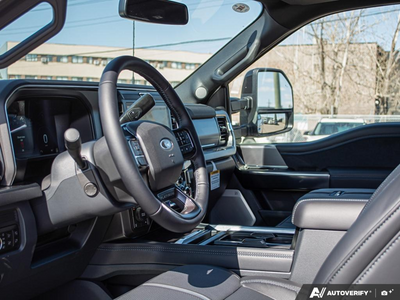 NEW 2026 Ford F-350 Super Duty Platinum - BLACK ONYX/BLUE LEATHER Interior - $125,998 - Stock #E60567 - VIN 1FT8W3BM4TEE27904