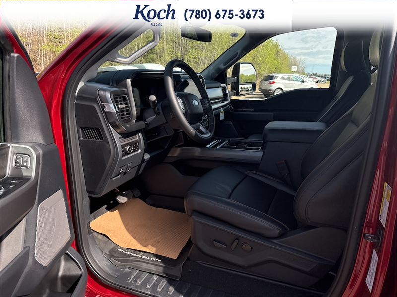 NEW 2026 Ford F-350 Super Duty Lariat - Ruby Red Tri-coat Metallic Exterior / BAJA LEATHER TRIM Interior - $111,368 - Stock #A26175 - VIN 1FT8W3BTXTEE58100 - Photo 17