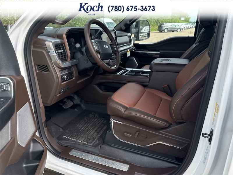 NEW 2026 Ford F-350 Super Duty King Ranch - Star White Tri-coat Metallic Exterior / JAVA LEATHER Interior - $129,339 - Stock #A26200 - VIN 1FT8W3DTXTEE46591 - Photo 17