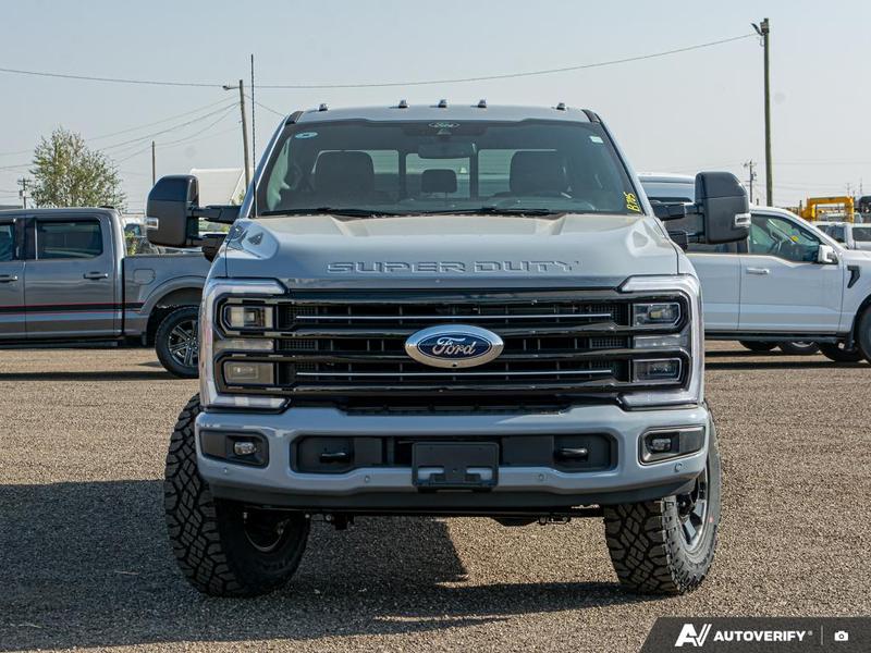 NEW 2026 Ford F-350 Super Duty Platinum Tremor - Glacier Gray Exterior / BLACK ONYX/BLUE LEATHER Interior - $128,193 - Stock #E60035 - VIN 1FT8W3BM4TEC29646 - Photo 2
