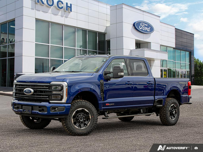 NEW 2026 Ford F-350 Super Duty Platinum Tremor - Argon Blue Metallic Exterior - $124,893 - Stock #E60017 - VIN 1FT8W3BM1TEC04574