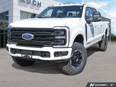 NEW 2026 Ford F-350 Super Duty Platinum Tremor - Star White Tri-coat Metallic Exterior - $128,153 - Stock #E60247 - VIN 1FT8W3BM5TED66353