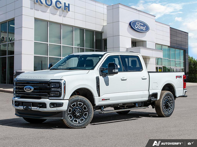NEW 2026 Ford F-350 Super Duty Platinum - Star White Tri-coat Metallic Exterior - $123,098 - Stock #E60567 - VIN 1FT8W3BM4TEE27904
