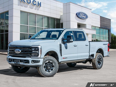 NEW 2026 Ford F-350 Super Duty Platinum Tremor - Glacier Gray Exterior - $128,253 - Stock #E60535 - VIN 1FT8W3BM7TEE28383