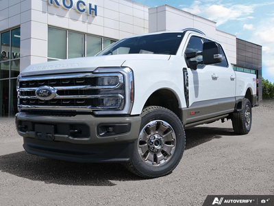NEW 2026 Ford F-350 Super Duty King Ranch - Star White/marsh Grey Accent Exterior - $123,662 - Stock #E60645 - VIN 1FT8W3BM9TEE28465