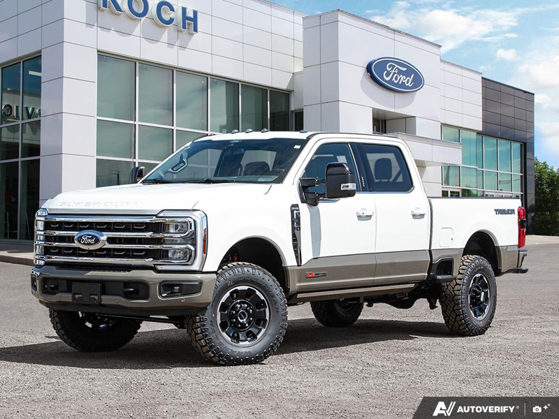 NEW 2026 Ford F-350 Super Duty King Ranch Tremor - Star White/marsh Grey Accent Exterior / JAVA LEATHER Interior - $128,817 - Stock #E60602 - VIN 1FT8W3BMXTEE24019 - Photo 1