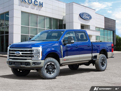 NEW 2026 Ford F-350 Super Duty King Ranch Tremor - Argon Blue/marsh Grey Exterior - $128,017 - Stock #E60597 - VIN 1FT8W3BM6TEE28133