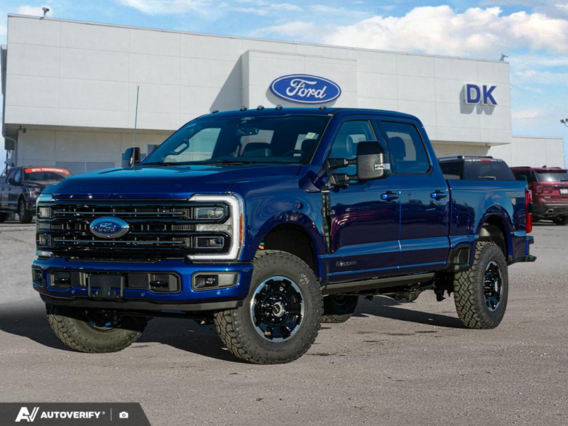 NEW 2026 Ford F-350 Super Duty Platinum - Argon Blue Metallic Exterior / BLACK LEATHER Interior - $123,266 - Stock #D60075 - VIN 1FT8W3BTXTEC87400 - Photo 1