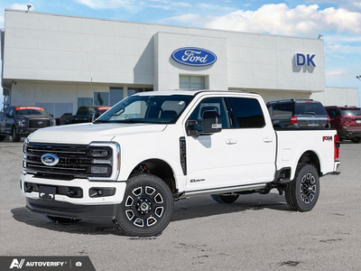 NEW 2026 Ford F-350 Super Duty Platinum - Star White Tri-coat Metallic Exterior - $120,961 - Stock #D60313 - VIN 1FT8W3BT6TED95352