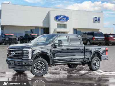 NEW 2026 Ford F-350 Super Duty Platinum - Agate Black Exterior - $120,161 - Stock #D60311 - VIN 1FT8W3BT6TED85081