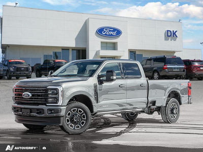 NEW 2026 Ford F-350 Super Duty Platinum - Carbonized Grey Metallic Exterior - $120,761 - Stock #D60348 - VIN 1FT8W3BT2TEE05424