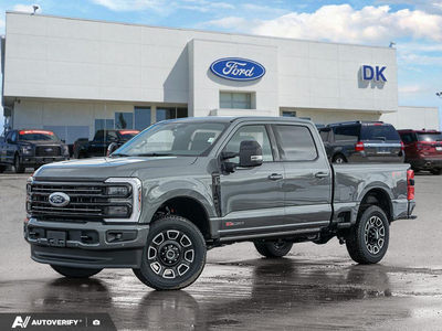 NEW 2026 Ford F-350 Super Duty Platinum - Carbonized Grey Metallic Exterior - $124,161 - Stock #D60347 - VIN 1FT8W3BM3TEE05392