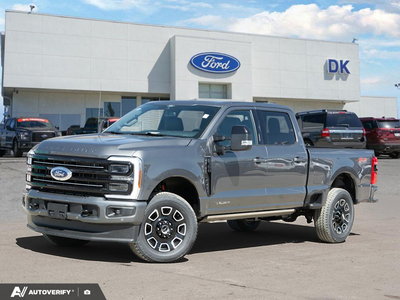 NEW 2026 Ford F-350 Super Duty Platinum - Carbonized Grey Metallic Exterior - $120,161 - Stock #D60428 - VIN 1FT8W3BT1TEE29312