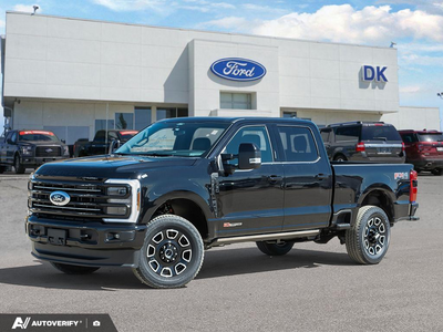 NEW 2026 Ford F-350 Super Duty Platinum - Agate Black Exterior - $124,161 - Stock #D60434 - VIN 1FT8W3BM6TEE29167