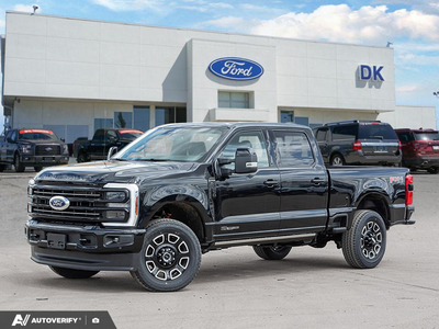 NEW 2026 Ford F-350 Super Duty Platinum - Agate Black Exterior - $120,161 - Stock #D60436 - VIN 1FT8W3BT6TEE26681