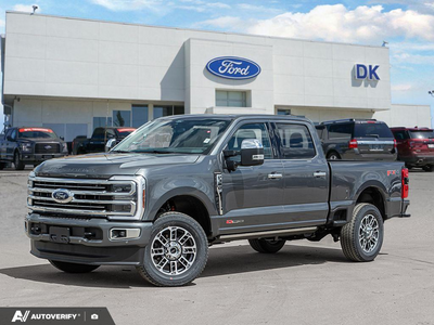 NEW 2026 Ford F-350 Super Duty Platinum - Carbonized Grey Metallic Exterior - $128,206 - Stock #D60451 - VIN 1FT8W3BM2TEE31708