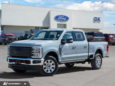 NEW 2026 Ford F-350 Super Duty King Ranch - Glacier Gray Exterior - $118,711 - Stock #D60562 - VIN 1FT8W3BT6TED93133