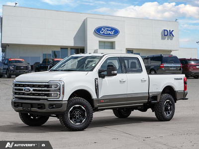 NEW 2026 Ford F-350 Super Duty King Ranch - Star White/marsh Grey Accent Exterior - $130,680 - Stock #D60485 - VIN 1FT8W3BM0TED84713