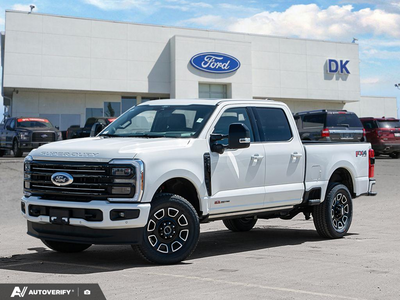 NEW 2026 Ford F-350 Super Duty Platinum - Star White Tri-coat Metallic Exterior - $123,967 - Stock #D60638 - VIN 1FT8W3BM4TEE13999