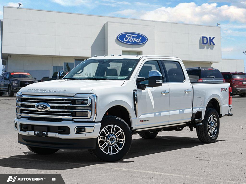NEW 2026 Ford F-350 Super Duty Platinum - Star White Tri-coat Metallic Exterior / SMOKED TRUFFLE LEATHER Interior - $130,286 - Stock #D60606 - VIN 1FT8W3BM8TEE26769 - Photo 1