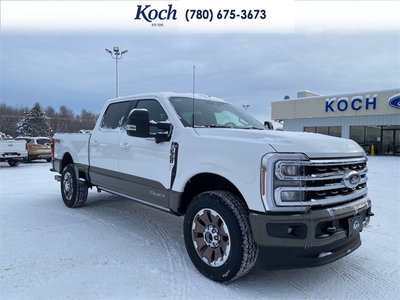 NEW 2026 Ford F-350 Super Duty King Ranch - Star White/marsh Grey Accent Exterior - $119,768 - Stock #A26018 - VIN 1FT8W3BT8TED18353