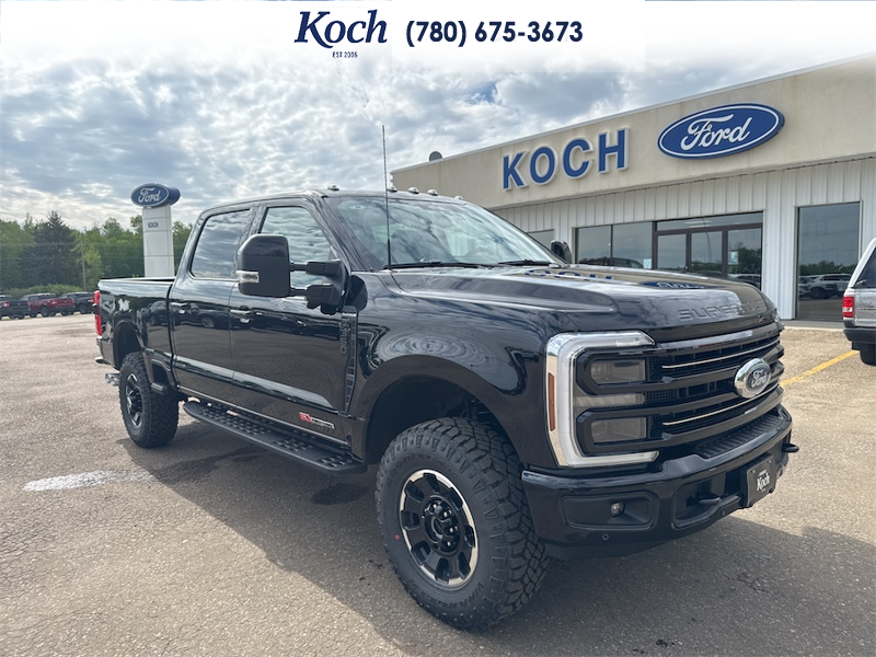 NEW 2026 Ford F-350 Super Duty Platinum - Agate Black Exterior / BLACK LEATHER Interior - $137,554 - Stock #A26127 - VIN 1FT8W3BM7TEE05945 - Photo 1