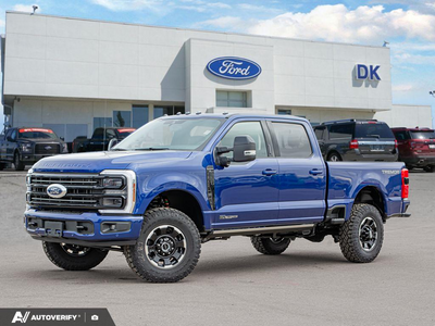 NEW 2026 Ford F-350 Super Duty Platinum - Argon Blue Metallic Exterior - $114,777 - Stock #D60041 - VIN 1FT8W3BT7TEC08863
