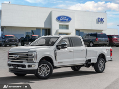 NEW 2026 Ford F-350 Super Duty Platinum - Star White Tri-Coat Exterior - $118,148 - Stock #D60725 - VIN 1FT8W3BM5TEE98755