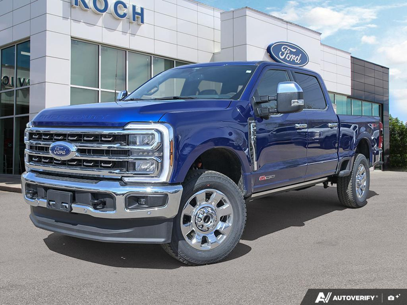 NEW 2026 Ford F-350 Super Duty King Ranch - Argon Blue Metallic Exterior / JAVA LEATHER Interior - $118,946 - Stock #E60319 - VIN 1FT8W3BM1TED66348 - Photo 1
