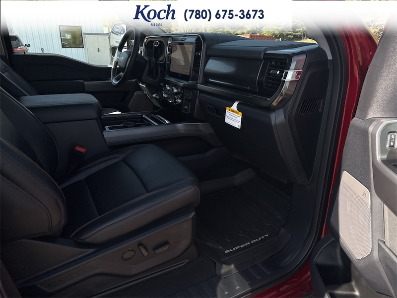 NEW 2026 Ford F-350 Super Duty Lariat - Ruby Red Tri-coat Metallic Exterior / BAJA LEATHER TRIM Interior - $111,368 - Stock #A26175 - VIN 1FT8W3BTXTEE58100 - Photo 21