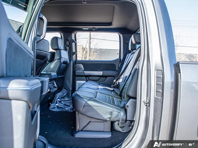 NEW 2026 Ford F-350 Super Duty Platinum Tremor - Carbonized Grey Metallic Exterior / BLACK ONYX/BLUE LEATHER Interior - $128,953 - Stock #E60491 - VIN 1FT8W3BM2TED99973 - Photo 25