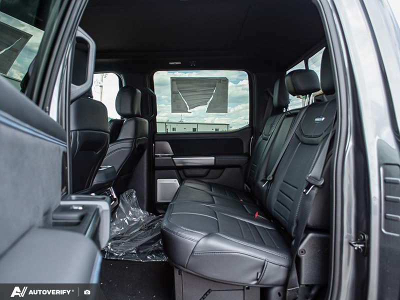NEW 2026 Ford F-350 Super Duty Platinum - Carbonized Grey Metallic Exterior / BLACK ONYX/BLUE LEATHER Interior - $119,261 - Stock #D60444 - VIN 1FT8W3BMXTEE27115 - Photo 24