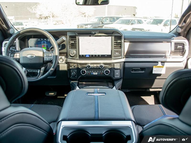 NEW 2026 Ford F-350 Super Duty Platinum - Agate Black Exterior / BLACK ONYX/BLUE LEATHER Interior - $122,298 - Stock #E60572 - VIN 1FT8W3BM9TEE28806 - Photo 26