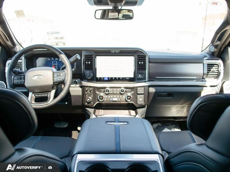 NEW 2026 Ford F-350 Super Duty Platinum - Agate Black Exterior / BLACK ONYX/BLUE LEATHER Interior - $124,761 - Stock #D60434 - VIN 1FT8W3BM6TEE29167 - Photo 26
