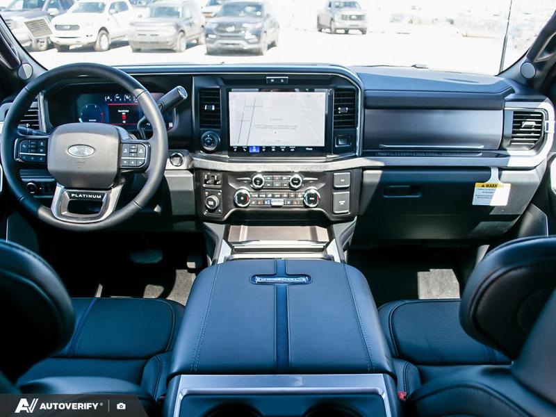 NEW 2026 Ford F-350 Super Duty Platinum - Agate Black Exterior / BLACK ONYX/BLUE LEATHER Interior - $125,361 - Stock #D60412 - VIN 1FT8W3BM0TEE29438 - Photo 26