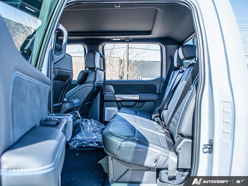 NEW 2026 Ford F-350 Super Duty Platinum Tremor - Glacier Gray Exterior / BLACK ONYX/BLUE LEATHER Interior - $128,753 - Stock #E60535 - VIN 1FT8W3BM7TEE28383 - Photo 25