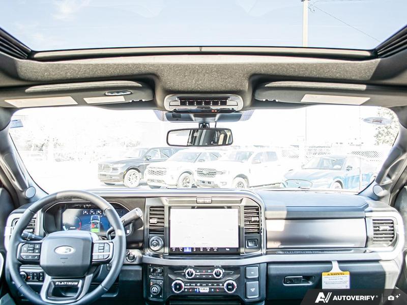 NEW 2026 Ford F-350 Super Duty Platinum Tremor - Carbonized Grey Metallic Exterior / BLACK ONYX/BLUE LEATHER Interior - $128,953 - Stock #E60491 - VIN 1FT8W3BM2TED99973 - Photo 27