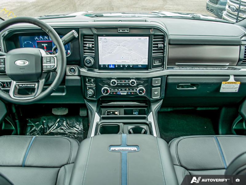 NEW 2026 Ford F-350 Super Duty Platinum Tremor - Argon Blue Metallic Exterior / BLACK ONYX/BLUE LEATHER Interior - $121,893 - Stock #E60017 - VIN 1FT8W3BM1TEC04574 - Photo 26
