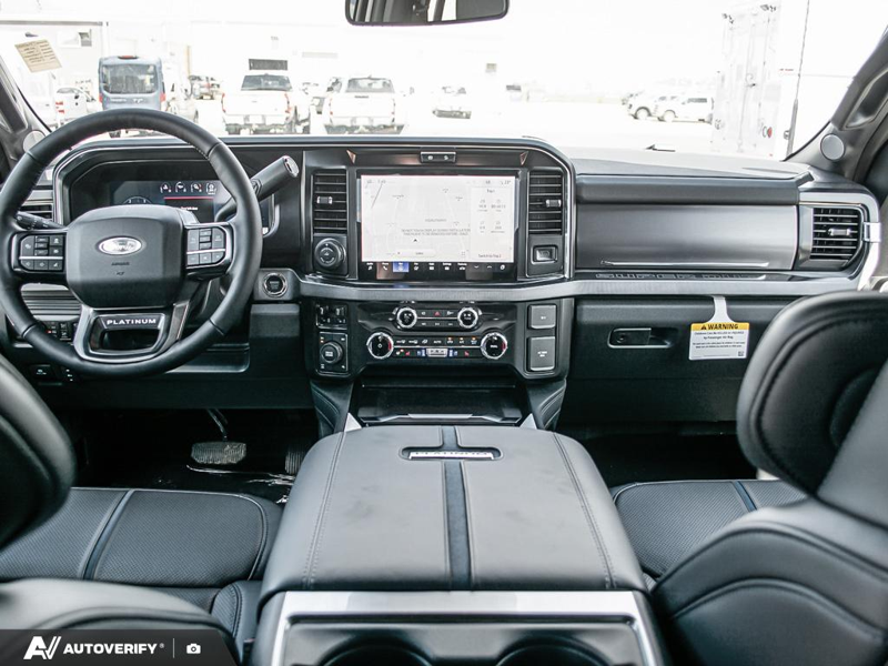 NEW 2026 Ford F-350 Super Duty Platinum - Star White Tri-Coat Exterior / BLACK ONYX/BLUE LEATHER Interior - $115,952 - Stock #D60597 - VIN 1FT8W3BT7TEE90714 - Photo 26