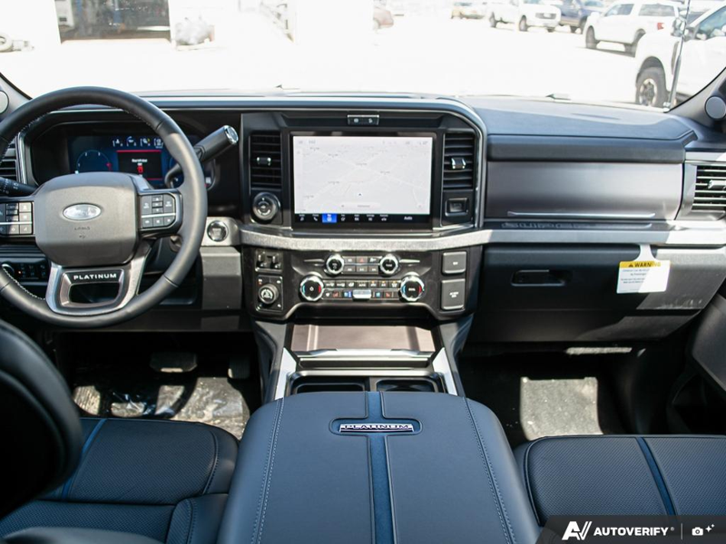 NEW 2026 Ford F-350 Super Duty Platinum Tremor - Agate Black Exterior / BLACK ONYX/BLUE LEATHER Interior - $139,753 - Stock #E60283 - VIN 1FT8W3BM8TED60496 - Photo 26