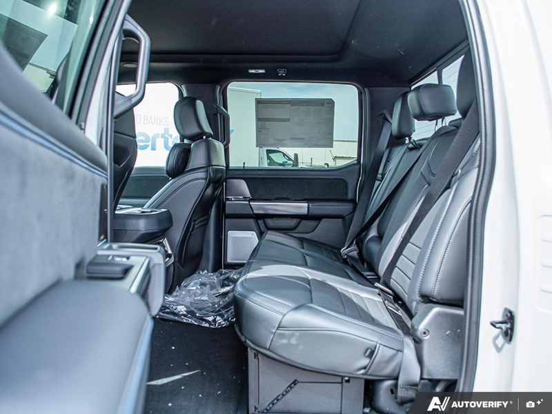 NEW 2026 Ford F-350 Super Duty Platinum Tremor - Avalanche Exterior / BLACK ONYX/BLUE LEATHER Interior - $127,453 - Stock #E60547 - VIN 1FT8W3BMXTEE28748 - Photo 27