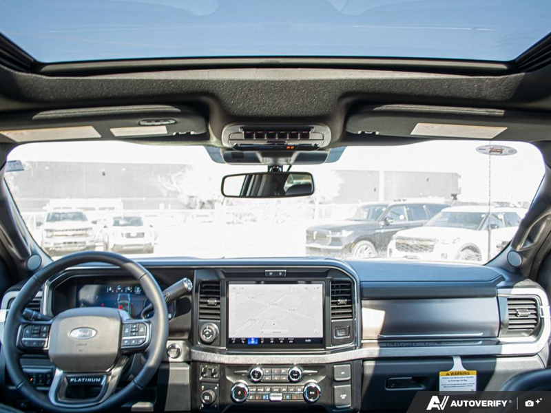 NEW 2026 Ford F-350 Super Duty Platinum - Star White Tri-coat Metallic Exterior / BLACK ONYX/BLUE LEATHER Interior - $123,098 - Stock #E60567 - VIN 1FT8W3BM4TEE27904 - Photo 27